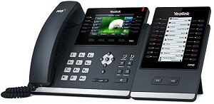 Yealink T46S VoIP phone with sidecar